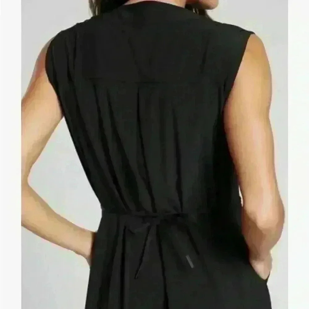 Athleta Black Marlow Maxi Lightweight Travel Dress - Picture 4 of 11